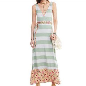 Matilda Jane stripe and floral maxi size small nwot
